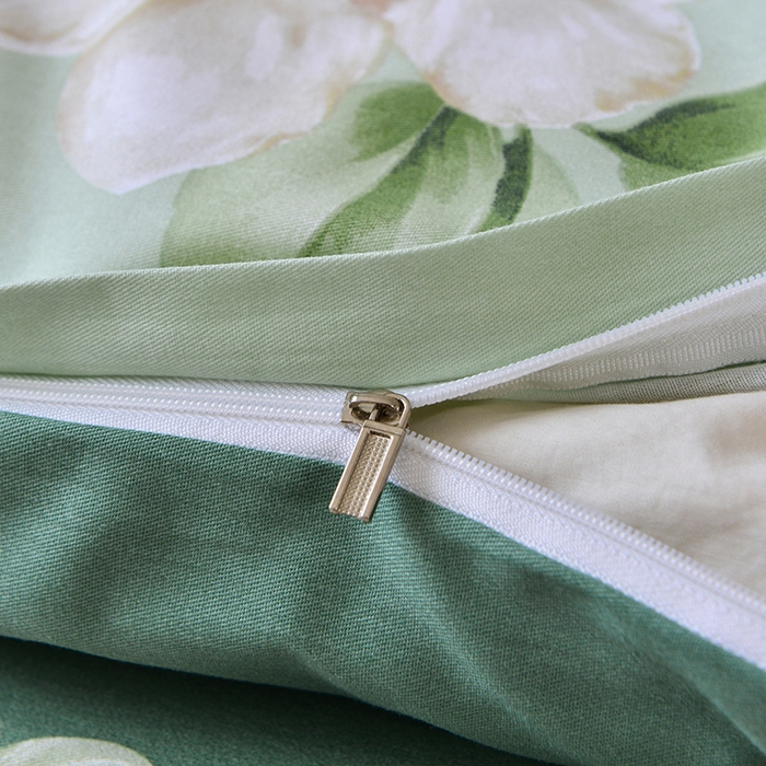 91家纺网 家纺一手货源 找家纺 登登家纺 2025新款全棉床笠四件套系列 素雅-带床笠