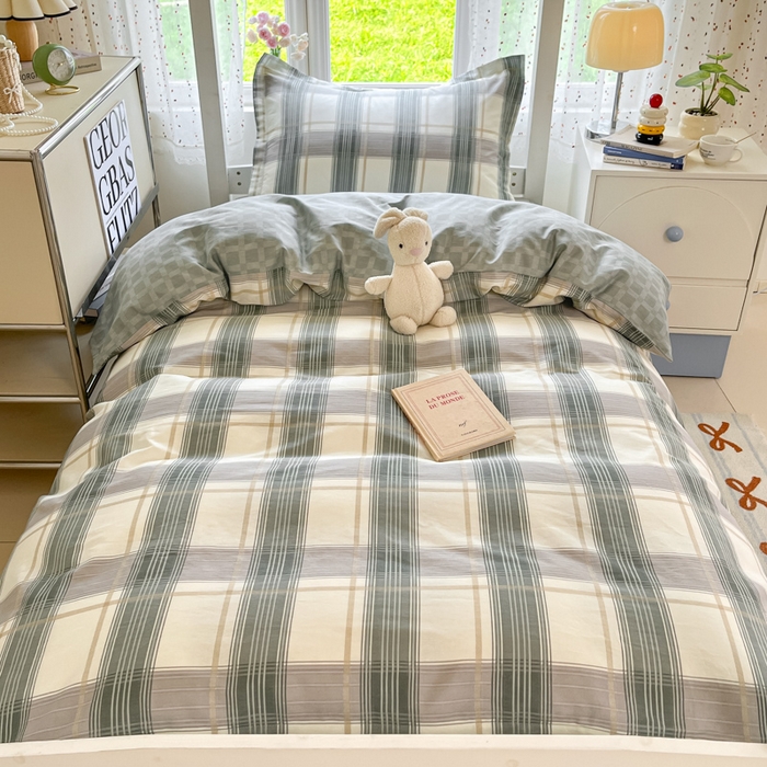 91家纺网 家纺一手货源 找家纺 莱通家纺 2025新款12868学生宿舍三件套 新格拉