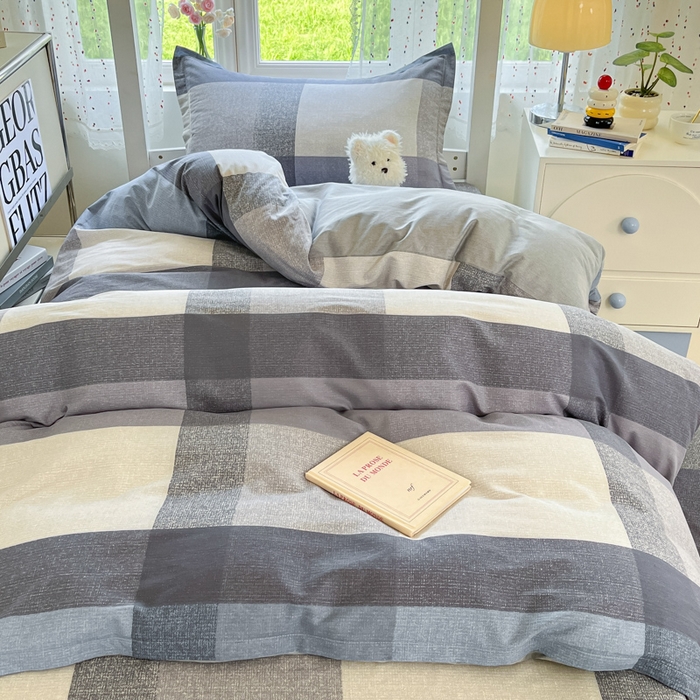 91家纺网 家纺一手货源 找家纺 莱通家纺 2025新款12868学生宿舍三件套 奶昔蓝