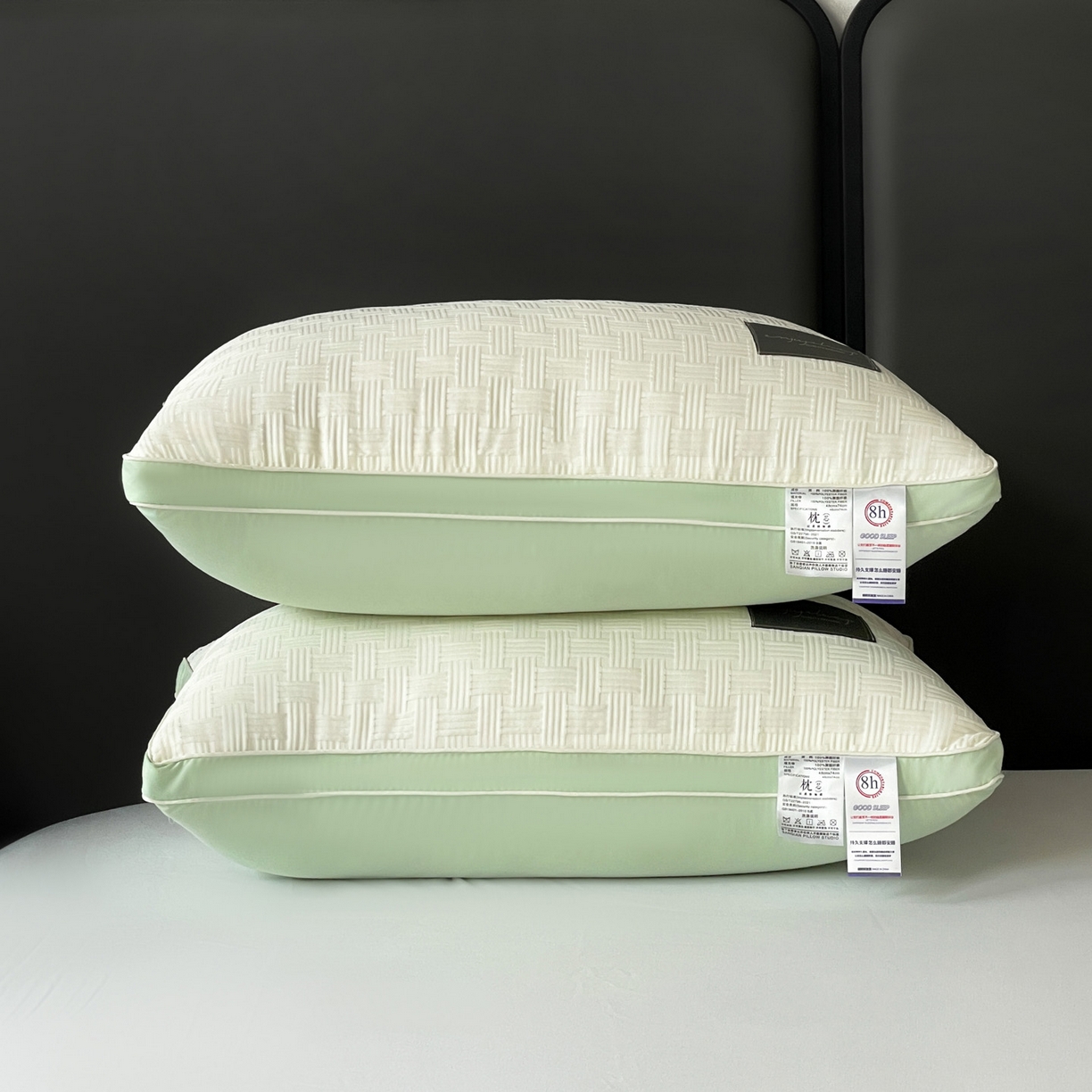 91家纺网 家纺一手货源 找家纺 （总）卓昌枕芯 2025新款立体华夫格针织提花枕枕头枕芯