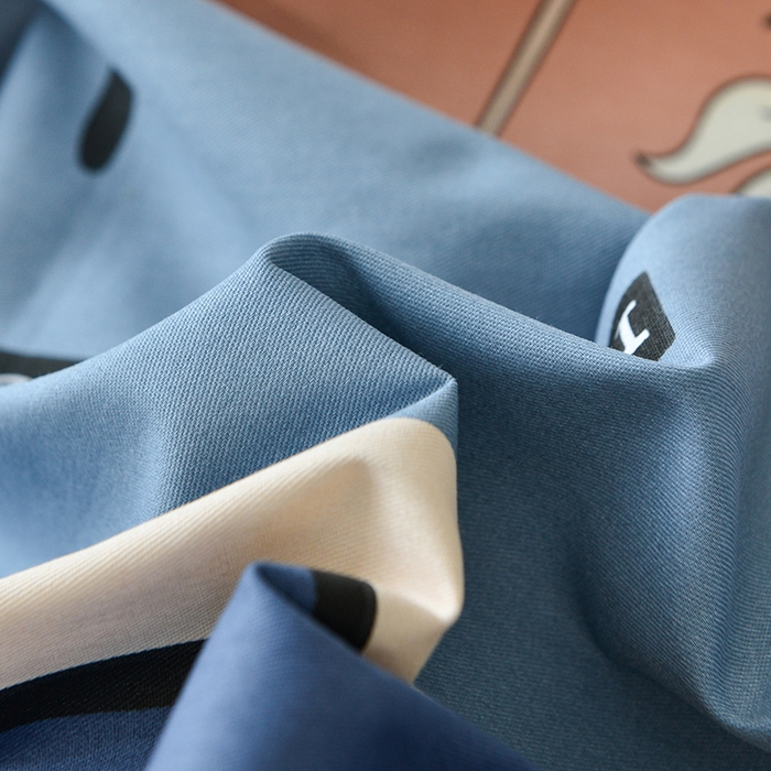 91家纺网 家纺一手货源 找家纺 登登家纺 2025新款全棉床笠四件套系列 假日印象