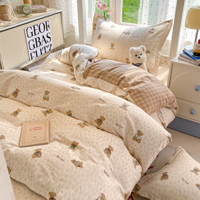 91家纺网 家纺一手货源 找家纺 莱通家纺 2025新款12868学生宿舍三件套 果酱电台