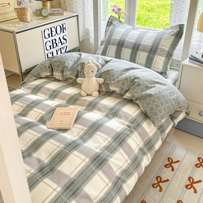 91家纺网 家纺一手货源 找家纺 莱通家纺 2025新款12868学生宿舍三件套 新格拉