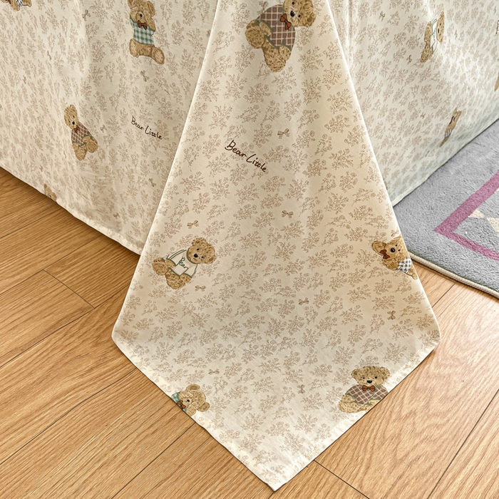 91家纺网 家纺一手货源 找家纺 首尔家纺 2025新款学生季全棉跑量款四件套系列卡通小清新AB版学生三件套 果酱电台