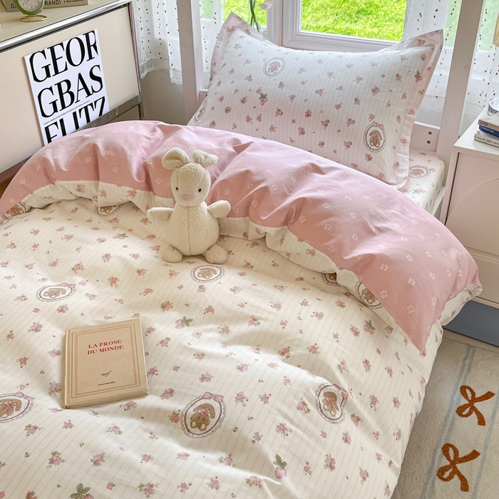 91家纺网 家纺一手货源 找家纺 莱通家纺 2025新款12868学生宿舍三件套 云朵相馆