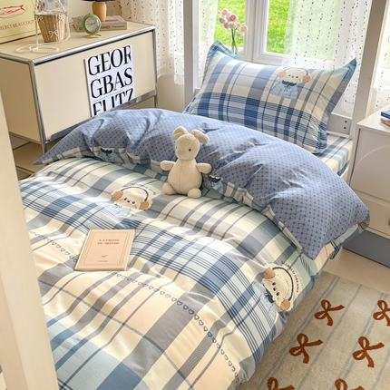 91家纺网 家纺一手货源 找家纺 （总）莱通家纺 2025新款12868学生宿舍三件套