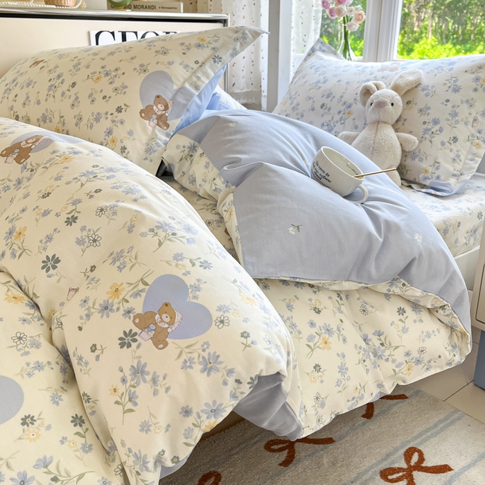 91家纺网 家纺一手货源 找家纺 莱通家纺 2025新款12868学生宿舍三件套 旧书折痕