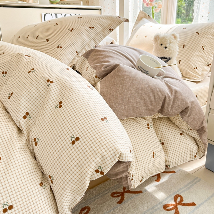 91家纺网 家纺一手货源 找家纺 莱通家纺 2025新款12868学生宿舍三件套 樱姿