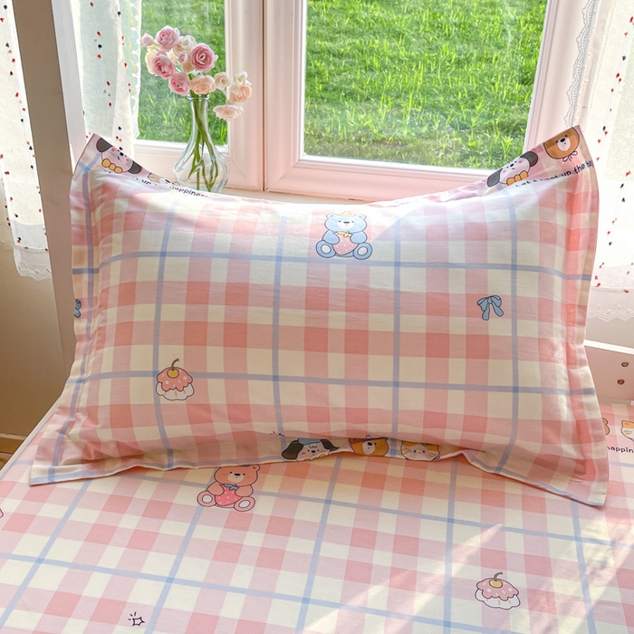 91家纺网 家纺一手货源 找家纺 莱通家纺 2025新款12868学生宿舍三件套 童趣伙伴