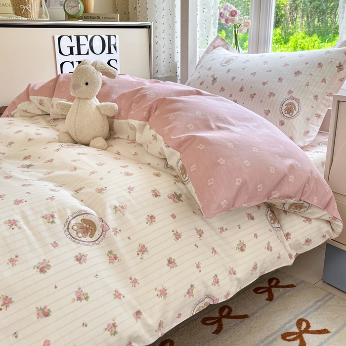 91家纺网 家纺一手货源 找家纺 莱通家纺 2025新款12868学生宿舍三件套 云朵相馆