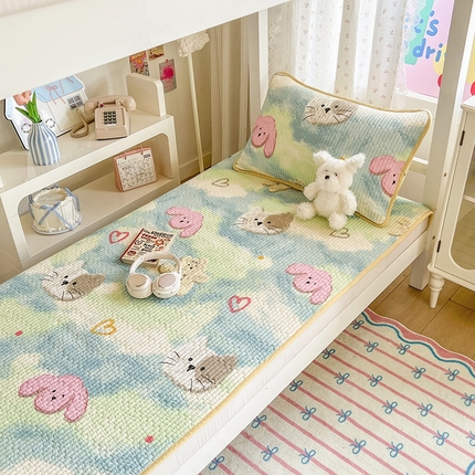 91家纺网 家纺一手货源 找家纺 （总）茉夕家纺 2025新款双面纯棉学生宿舍床盖系列