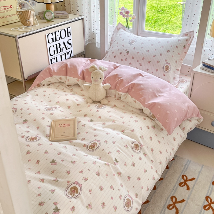 91家纺网 家纺一手货源 找家纺 莱通家纺 2025新款12868学生宿舍三件套 云朵相馆