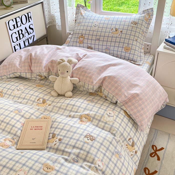 91家纺网 家纺一手货源 找家纺 莱通家纺 2025新款12868学生宿舍三件套 童年趣事