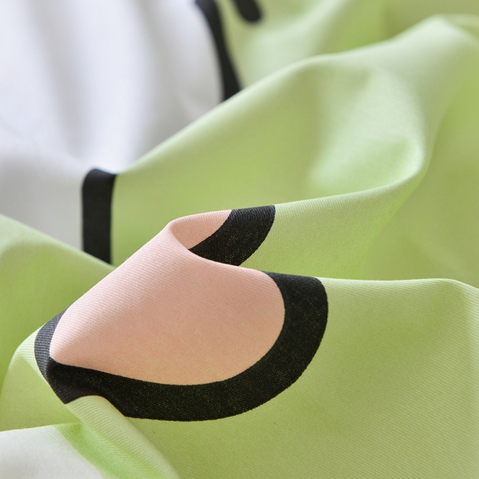 91家纺网 家纺一手货源 找家纺 登登家纺 2025新款全棉床笠四件套系列 幸运熊猫-带床笠