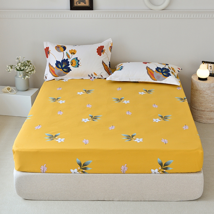 91家纺网 家纺一手货源 找家纺 （总）登登家纺 2025新款全棉床笠四件套系列