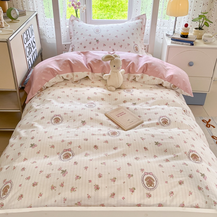 91家纺网 家纺一手货源 找家纺 莱通家纺 2025新款12868学生宿舍三件套 云朵相馆