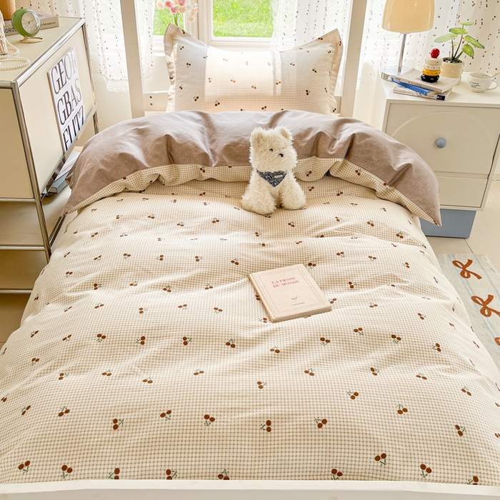 91家纺网 家纺一手货源 找家纺 莱通家纺 2025新款12868学生宿舍三件套 樱姿