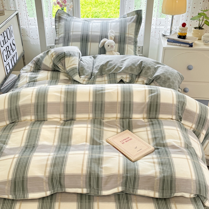 91家纺网 家纺一手货源 找家纺 莱通家纺 2025新款12868学生宿舍三件套 新格拉