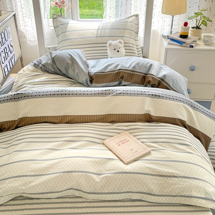 91家纺网 家纺一手货源 找家纺 莱通家纺 2025新款12868学生宿舍三件套 米洛