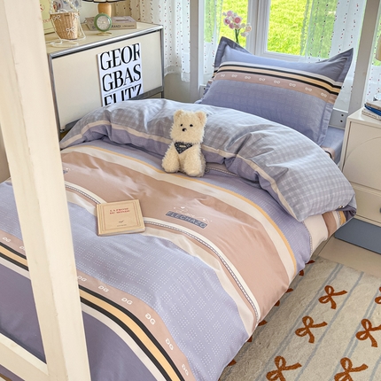 91家纺网 家纺一手货源 找家纺 （总）莱通家纺 2025新款12868学生宿舍三件套