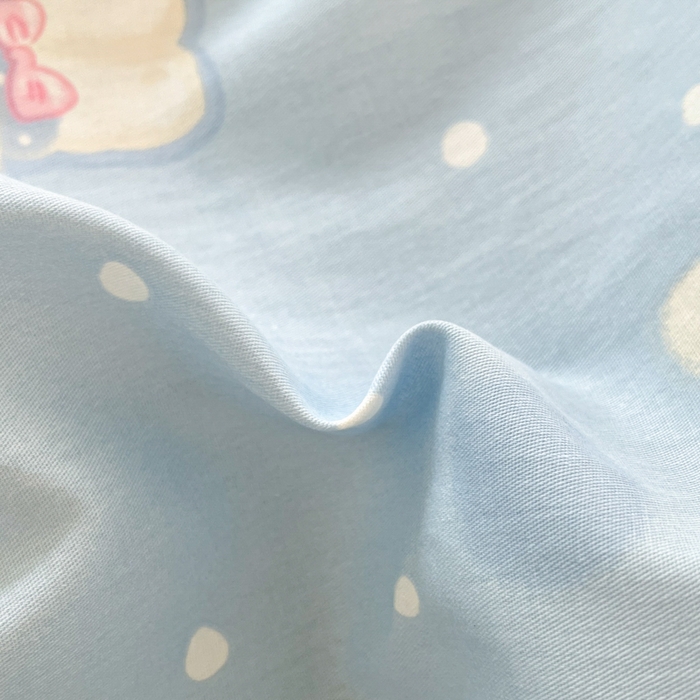 91家纺网 家纺一手货源 找家纺 莱通家纺 2025新款12868学生宿舍三件套 泡芙小狗