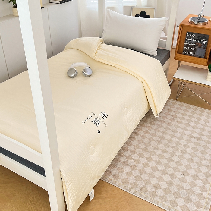 91家纺网 家纺一手货源 找家纺 （总）VIP被业 2025新款大豆学生宿舍子母被直播套件夏被被子被芯