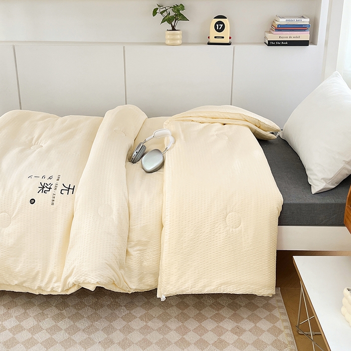 91家纺网 家纺一手货源 找家纺 （总）VIP被业 2025新款大豆学生宿舍子母被直播套件夏被被子被芯