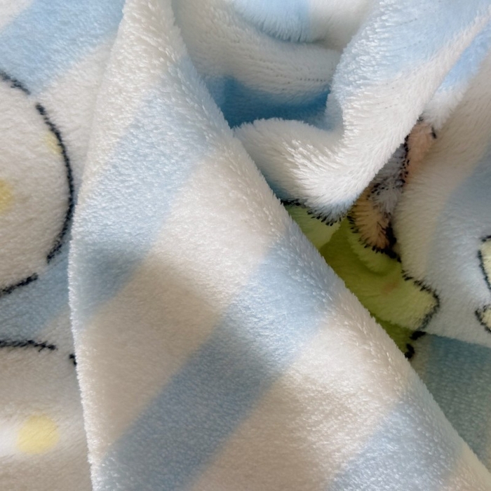 91家纺网 家纺一手货源 找家纺 顾里家纺 2025新款ins少女奶油系双面牛奶绒毯-第二组 漫画猫咪