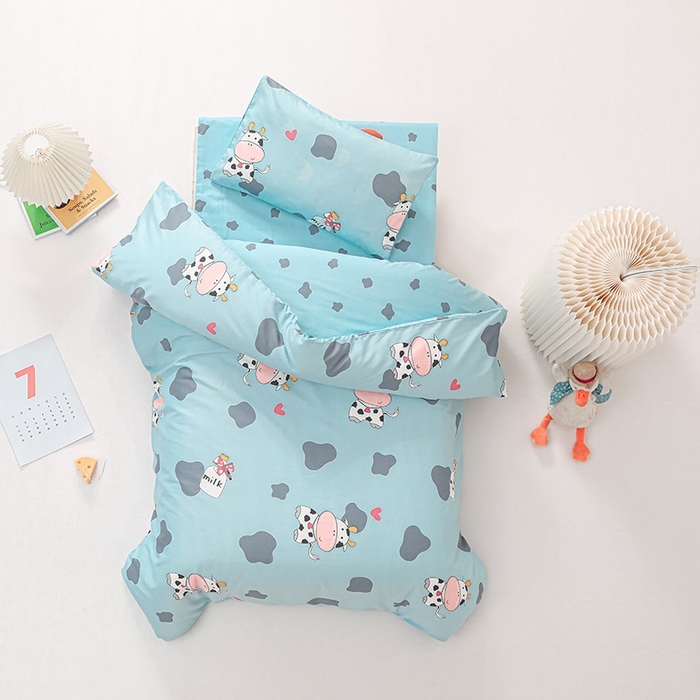 91家纺网 家纺一手货源 找家纺 （总）嗨皮宝贝 2025新款60S贡缎长绒棉全棉婴幼儿童三件套多件套