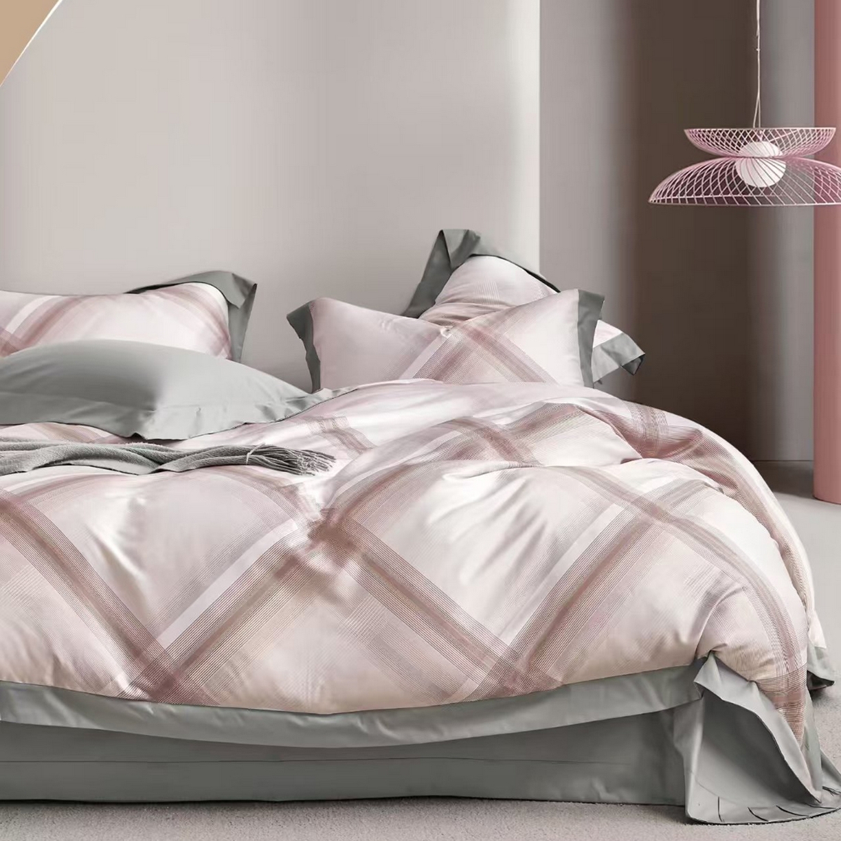 91家纺网 家纺一手货源 找家纺 （总）未来家居 2025新款优帝UD莱赛尔天丝四件套