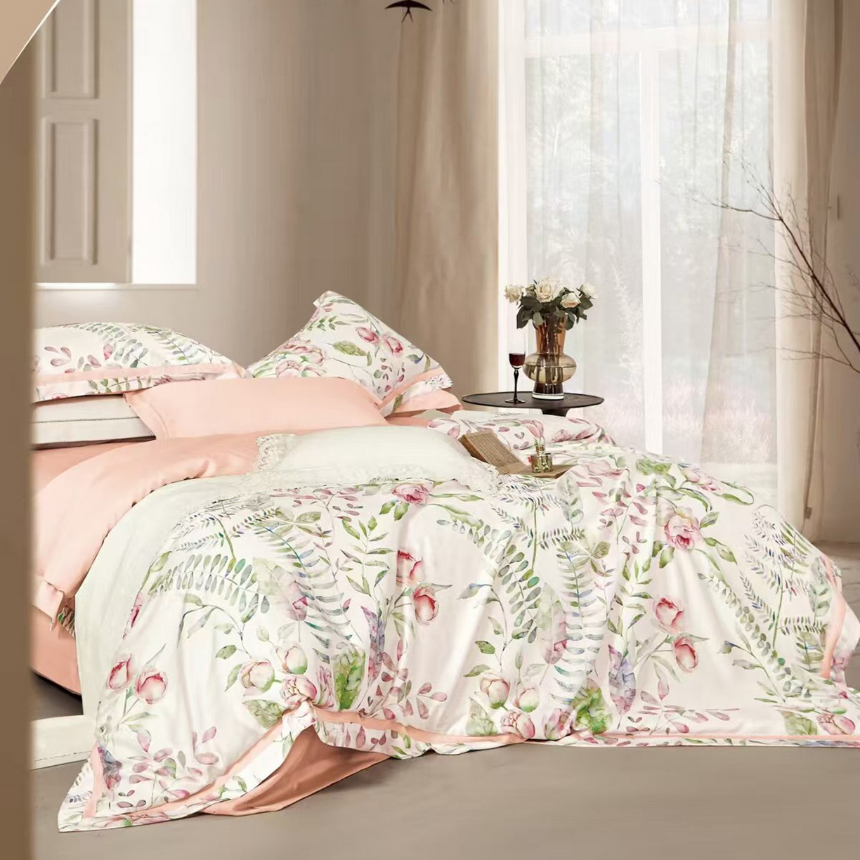 91家纺网 家纺一手货源 找家纺 （总）未来家居 2025新款优帝UD莱赛尔天丝四件套