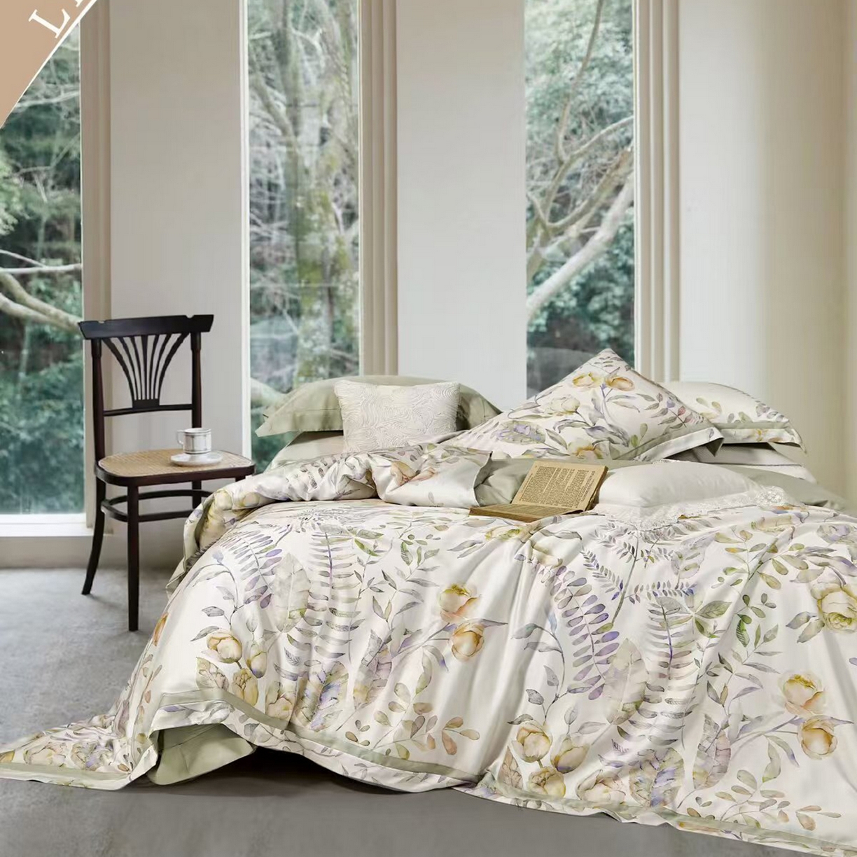 91家纺网 家纺一手货源 找家纺 （总）未来家居 2025新款优帝UD莱赛尔天丝四件套