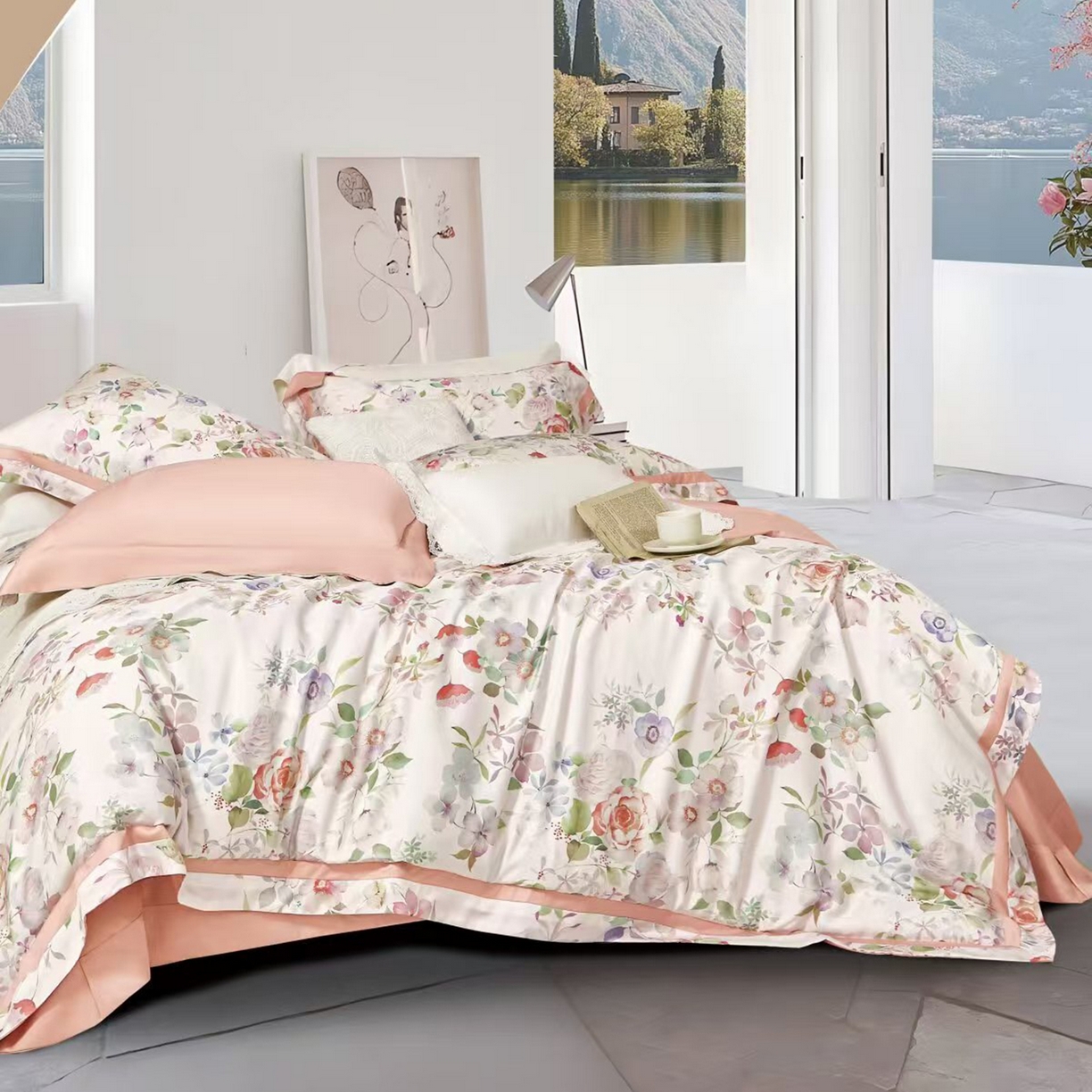 91家纺网 家纺一手货源 找家纺 （总）未来家居 2025新款优帝UD莱赛尔天丝四件套