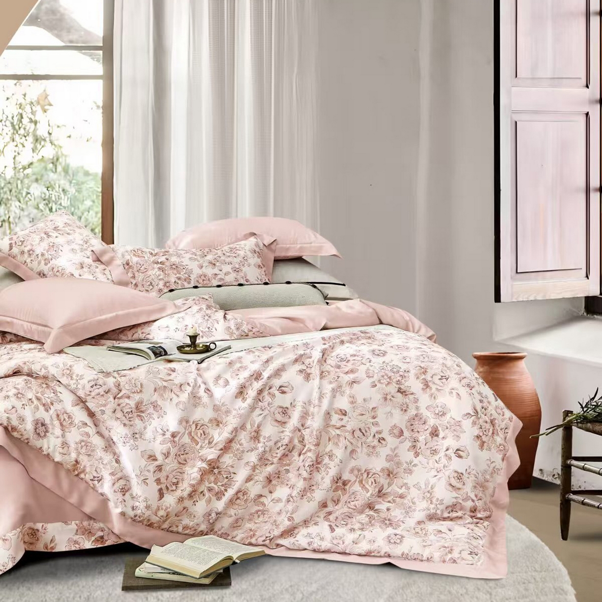 91家纺网 家纺一手货源 找家纺 （总）未来家居 2025新款优帝UD莱赛尔天丝四件套