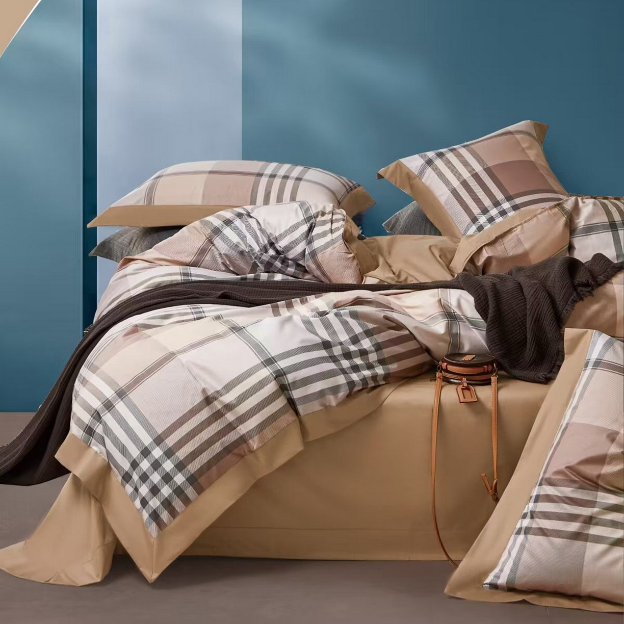 91家纺网 家纺一手货源 找家纺 （总）未来家居 2025新款优帝UD莱赛尔天丝四件套