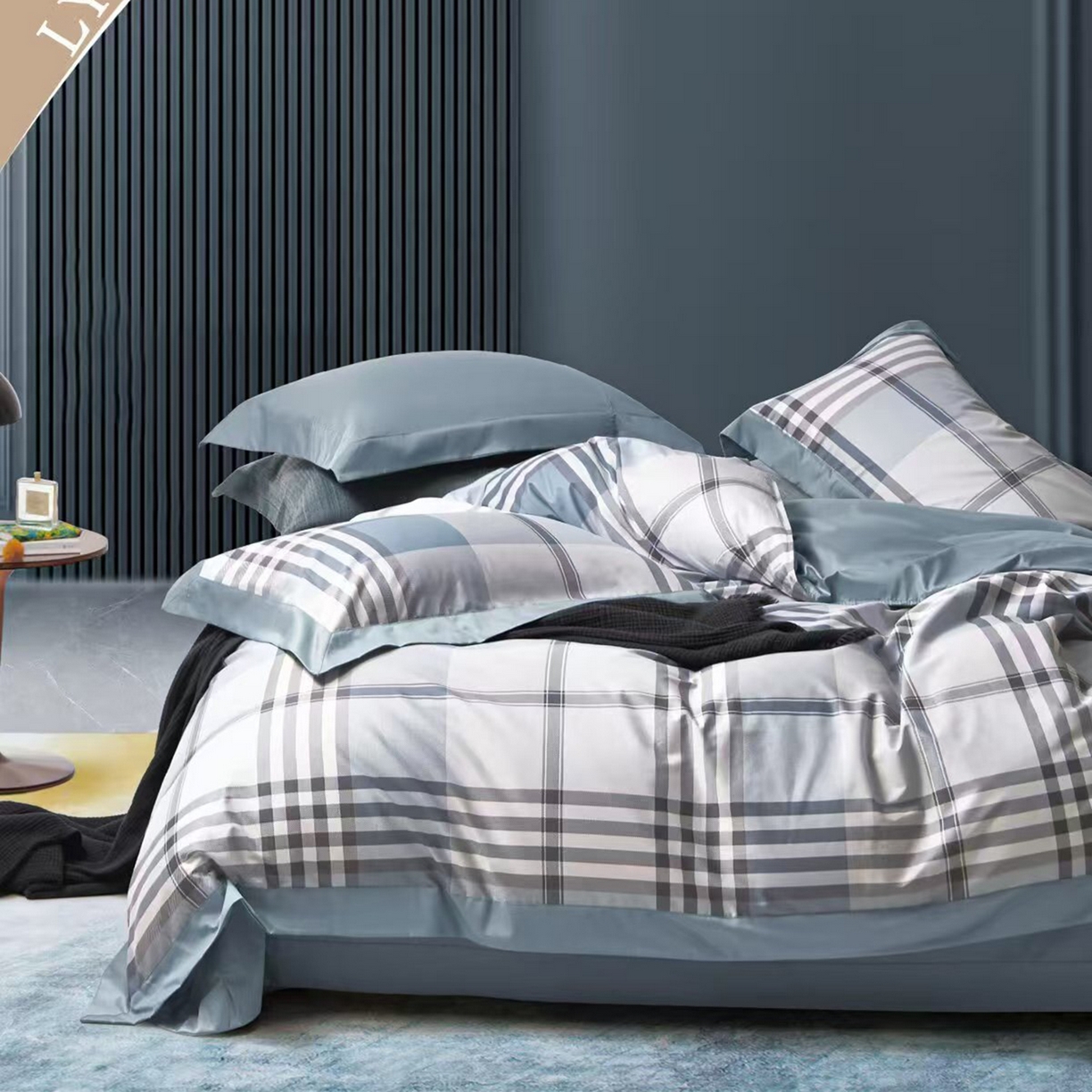 91家纺网 家纺一手货源 找家纺 （总）未来家居 2025新款优帝UD莱赛尔天丝四件套