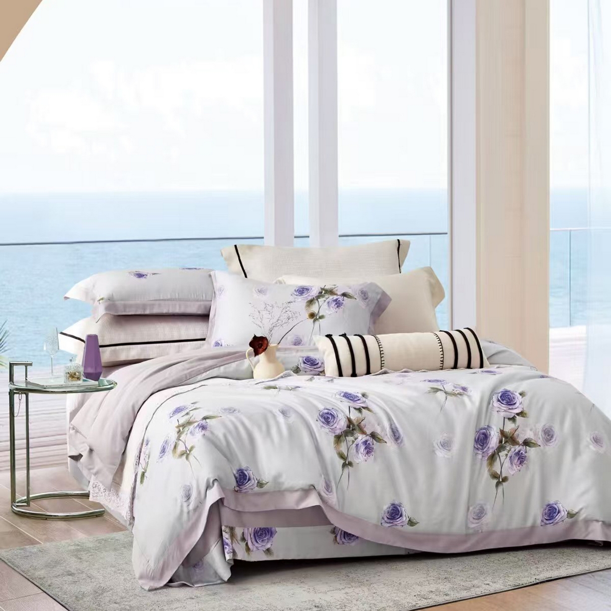 91家纺网 家纺一手货源 找家纺 （总）未来家居 2025新款优帝UD莱赛尔天丝四件套