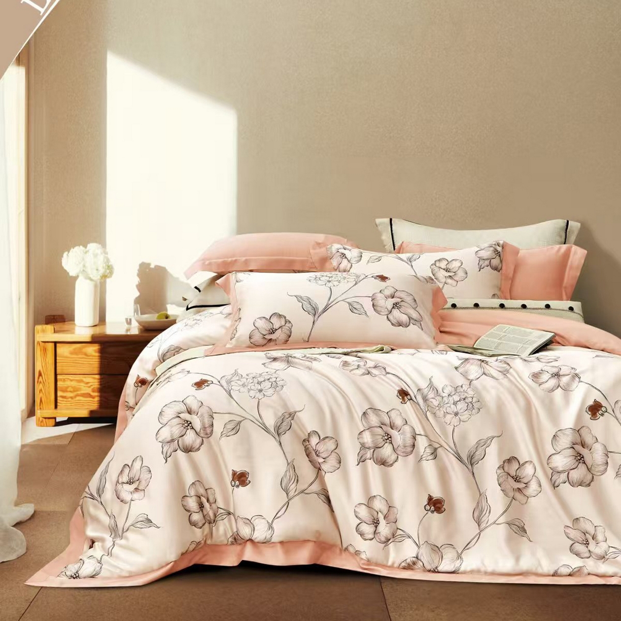 91家纺网 家纺一手货源 找家纺 （总）未来家居 2025新款优帝UD莱赛尔天丝四件套