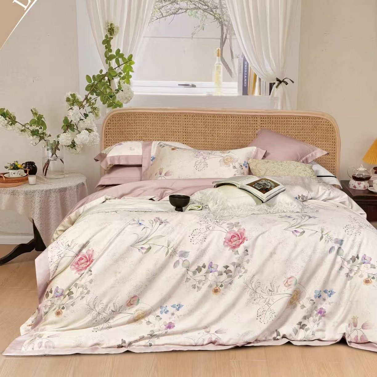 91家纺网 家纺一手货源 找家纺 （总）未来家居 2025新款优帝UD莱赛尔天丝四件套