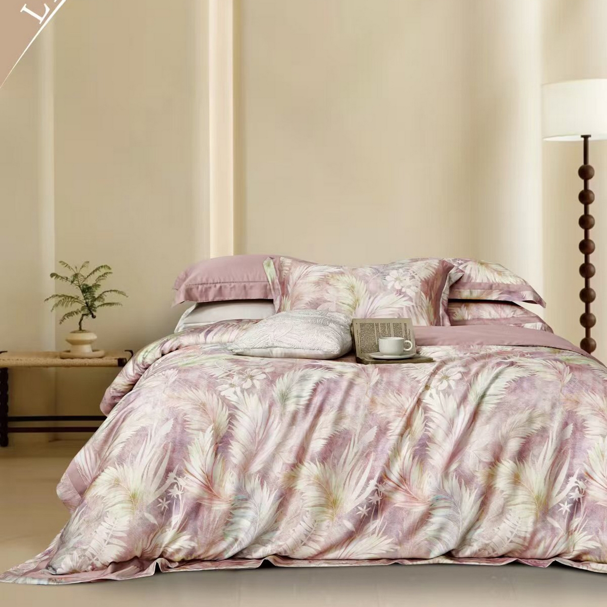 91家纺网 家纺一手货源 找家纺 （总）未来家居 2025新款优帝UD莱赛尔天丝四件套