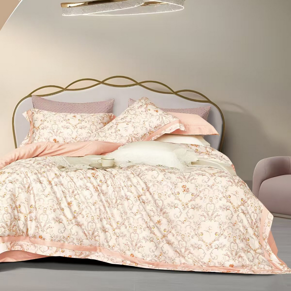 91家纺网 家纺一手货源 找家纺 （总）未来家居 2025新款优帝UD莱赛尔天丝四件套