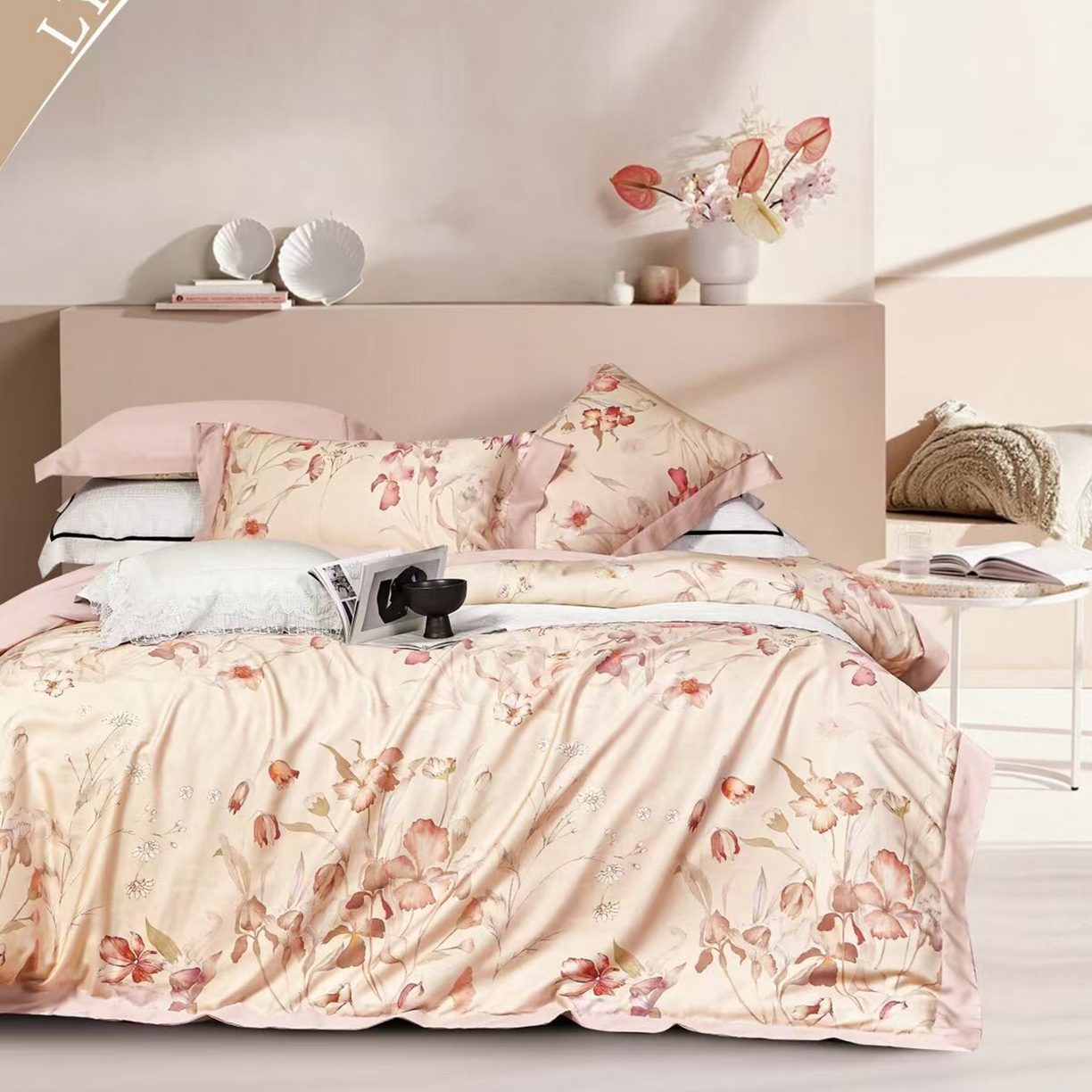 91家纺网 家纺一手货源 找家纺 （总）未来家居 2025新款优帝UD莱赛尔天丝四件套