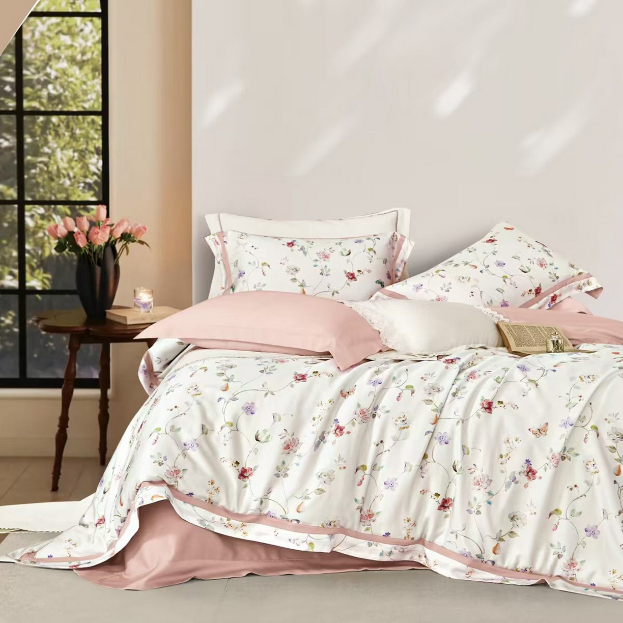 91家纺网 家纺一手货源 找家纺 （总）未来家居 2025新款优帝UD莱赛尔天丝四件套