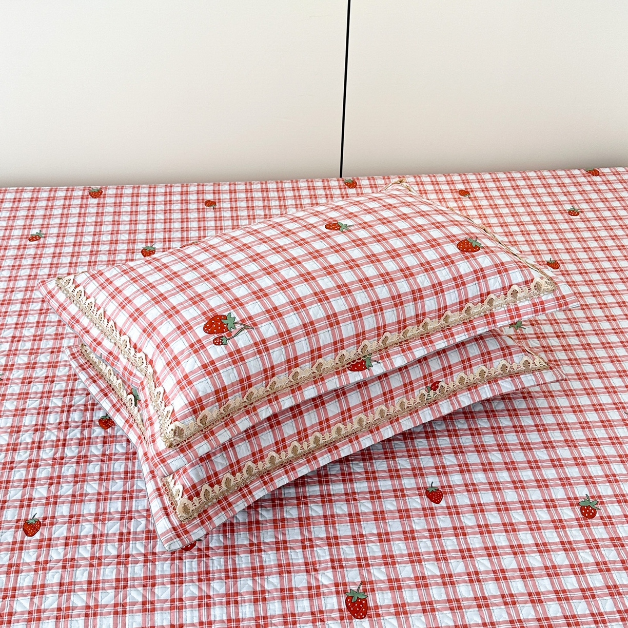 91家纺网 家纺一手货源 找家纺 手艺人家纺 2025新款带花全棉纯棉绗缝榻榻米炕盖K725-K750 K729