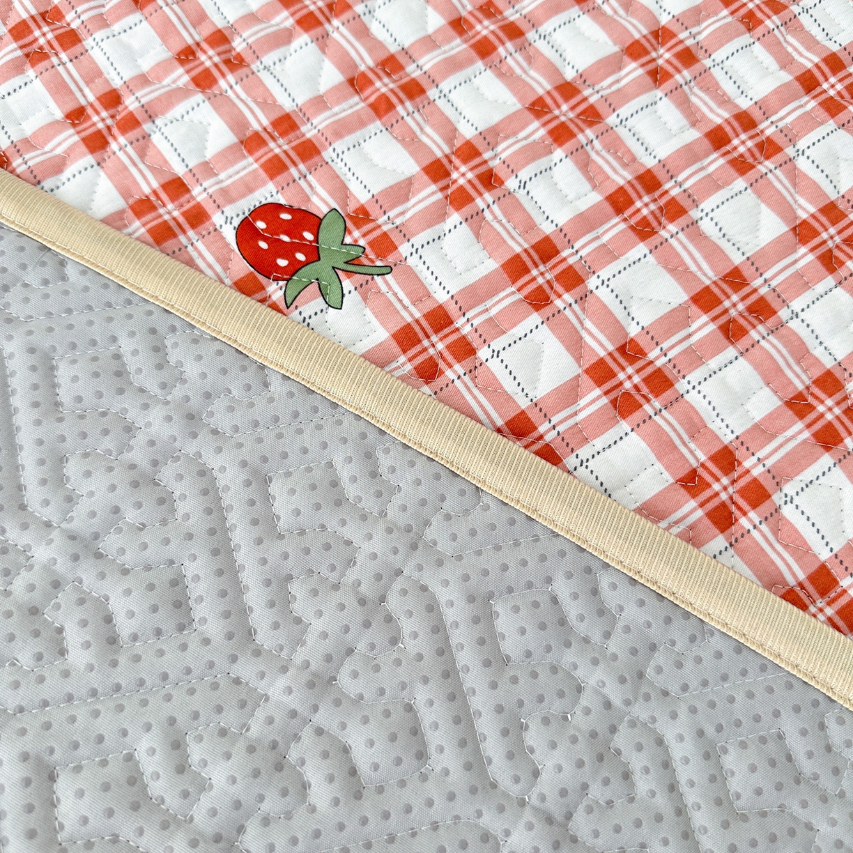 91家纺网 家纺一手货源 找家纺 手艺人家纺 2025新款带花全棉纯棉绗缝榻榻米炕盖K725-K750 K729