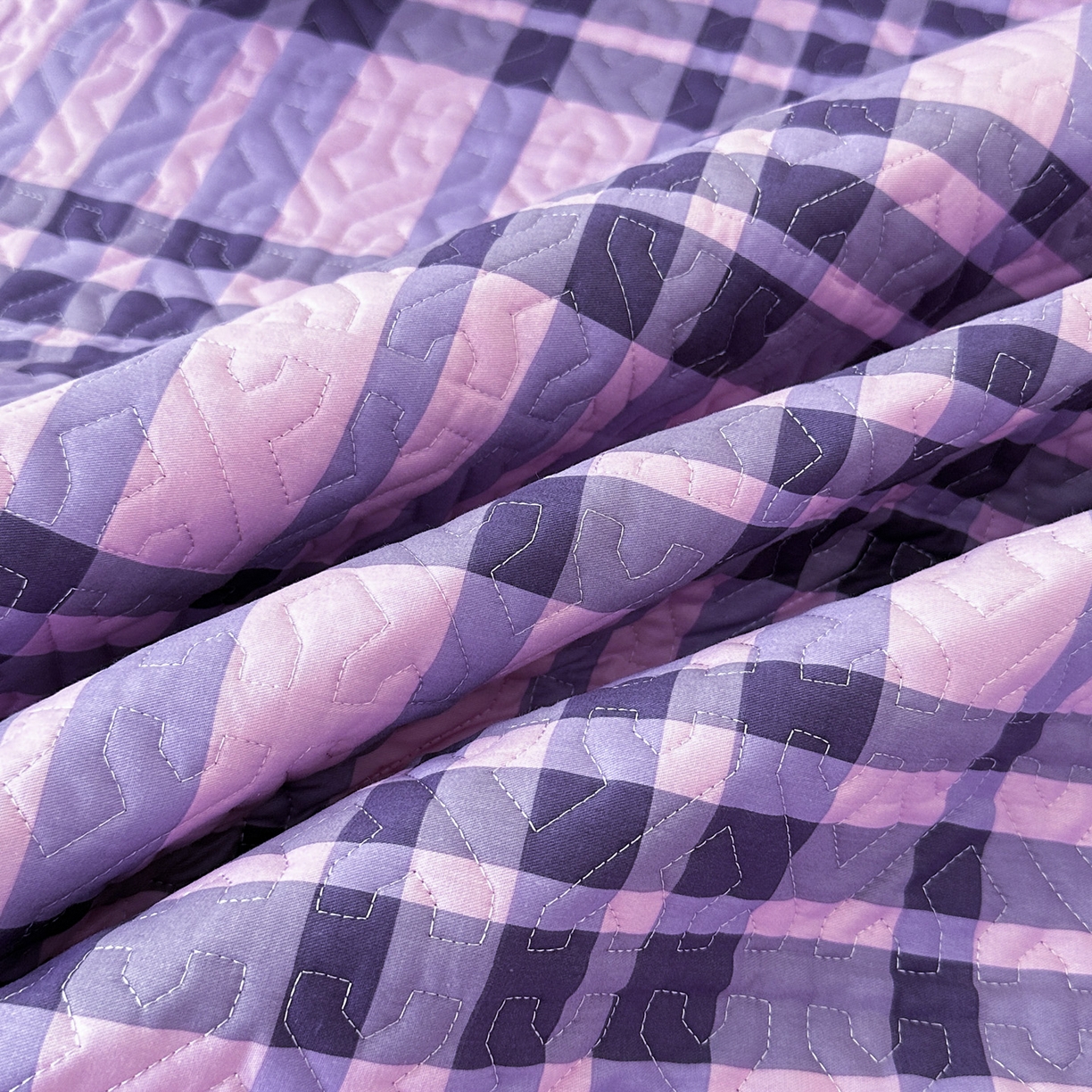 91家纺网 家纺一手货源 找家纺 手艺人家纺 2025新款带花全棉纯棉绗缝榻榻米炕盖K725-K750 K732