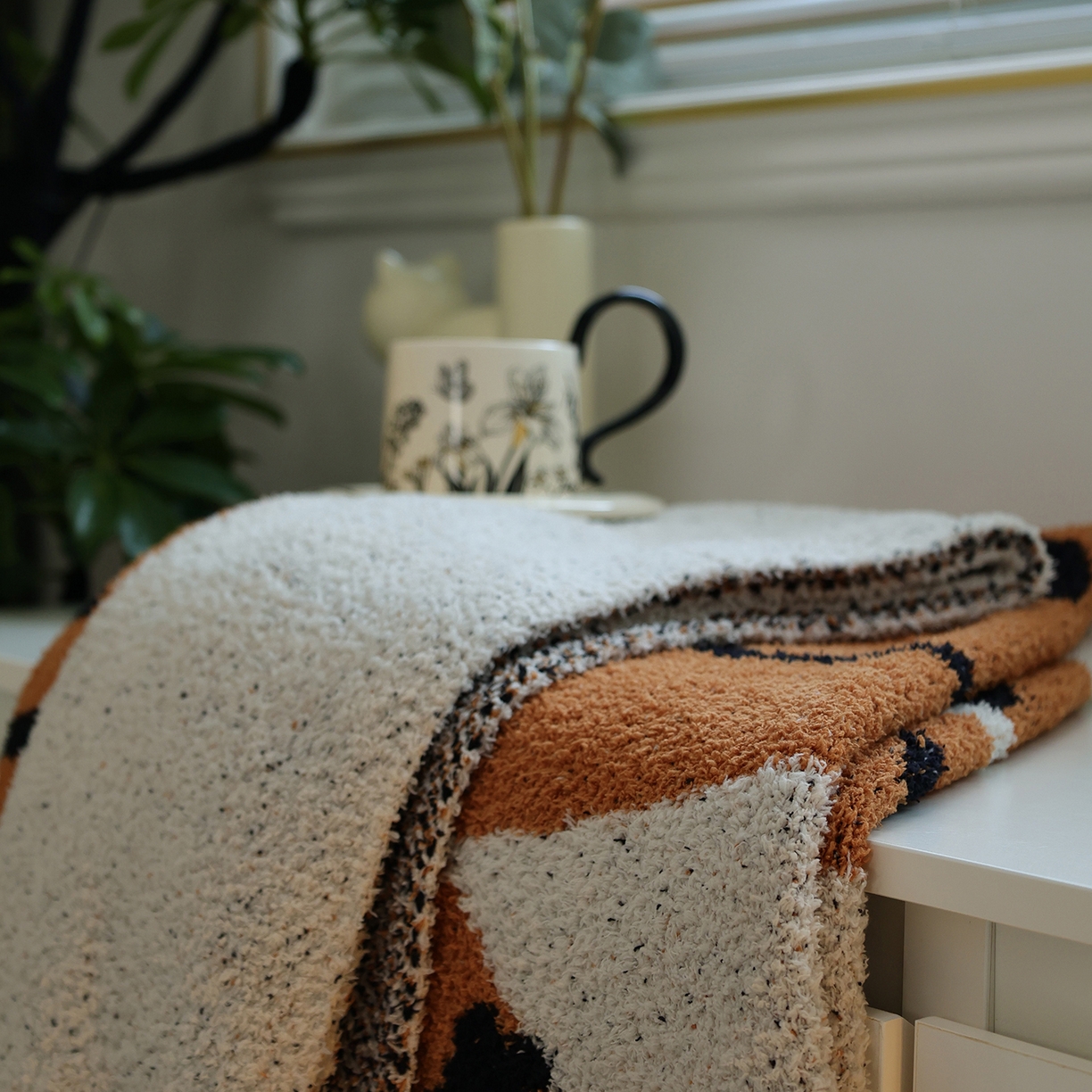 91家纺网 家纺一手货源 找家纺 （总）澜昕 酒店半边绒针织毯盖毯沙发垫家用卡通毛毯