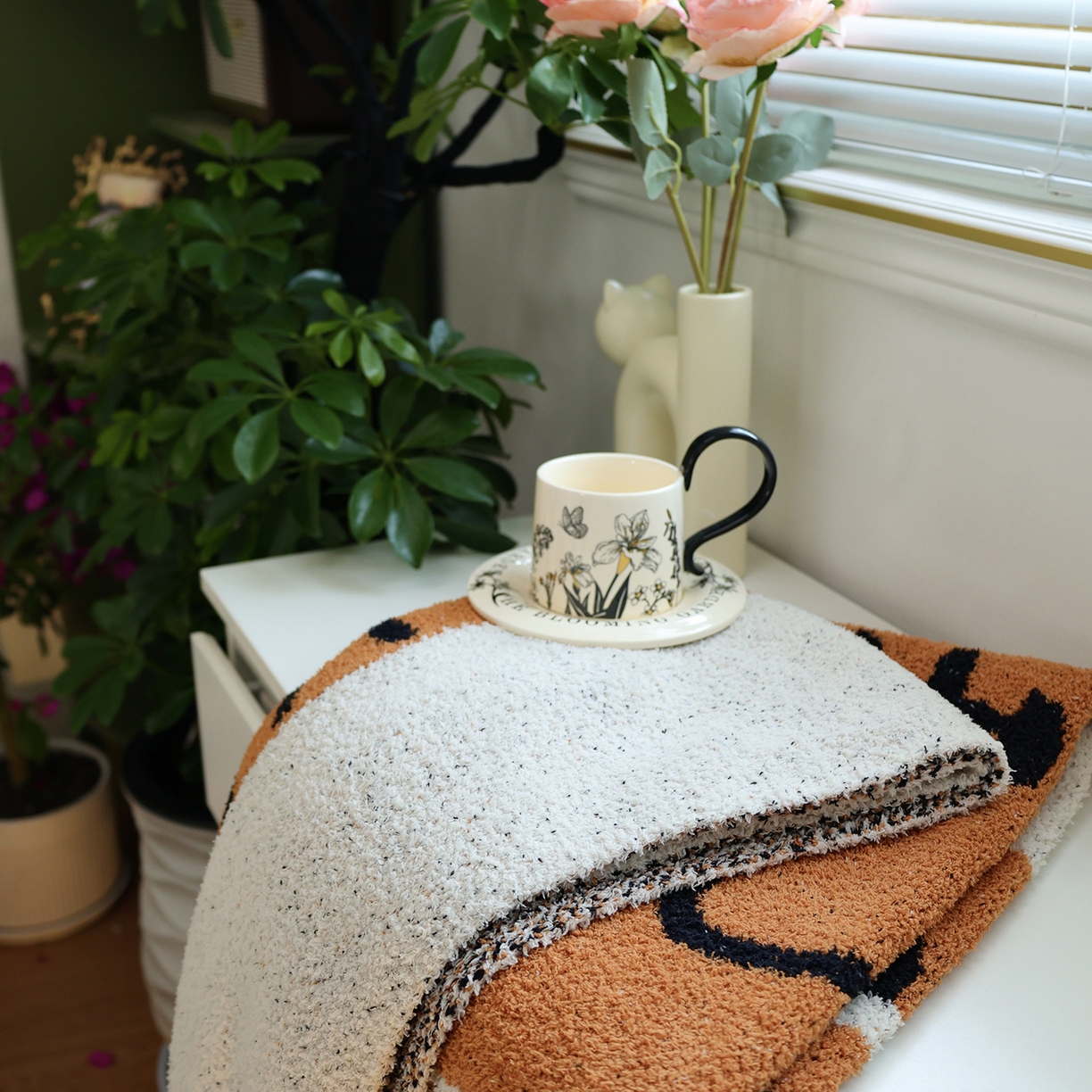 91家纺网 家纺一手货源 找家纺 （总）澜昕 酒店半边绒针织毯盖毯沙发垫家用卡通毛毯