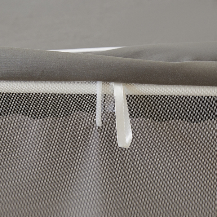 91家纺网 家纺一手货源 找家纺 铭宣家居 2025新款100%物理强遮光纳米技术静电植绒环保透气床帘加密纱学生蚊帐透气面料 豹纹狗狗