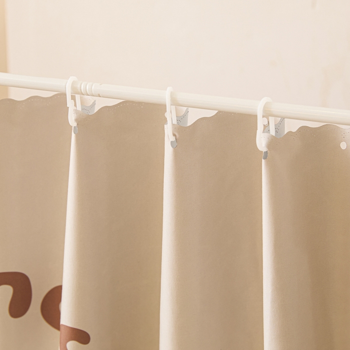 91家纺网 家纺一手货源 找家纺 铭宣家居 2025新款100%物理强遮光纳米技术静电植绒环保透气床帘加密纱学生蚊帐透气面料 叠叠猫